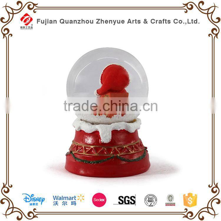 2015 cheapest polyresin christmas item snow globes