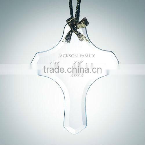 elegant cross crystal christmas ornaments for the tree
