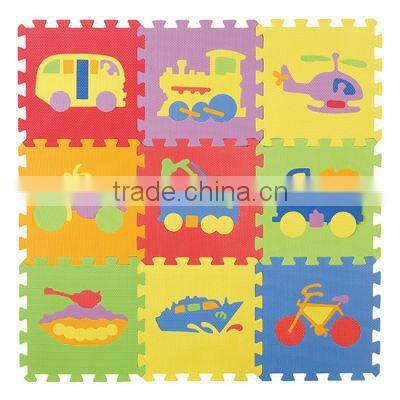 2016 New Design Eva Baby Bath Puzzle Toys Eva Foam Intelligent Bath Jigsaw Puzzle