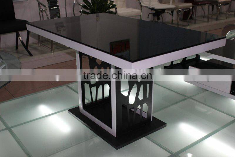 Modern glass Dinning Table Tops , Rectangle restaurant Dinning Tables BT2020 for home furniture