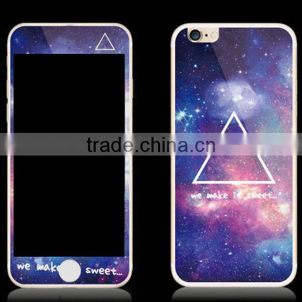 For iPhone 6 Color full body front and back 3D screen protective film glass decorative film