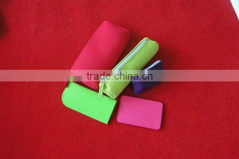 100% high quality wool felt handbag