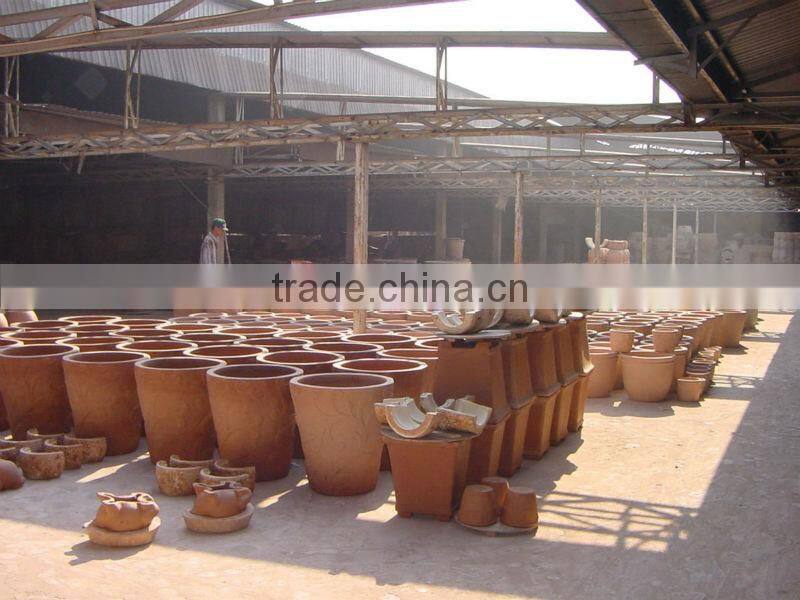 Vietnam fiberglass planter flower pot