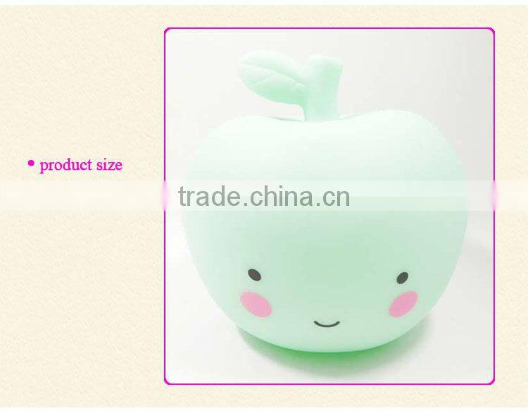 2017 hot sales LED lighting elegant apple fruits night light Decorative lamp