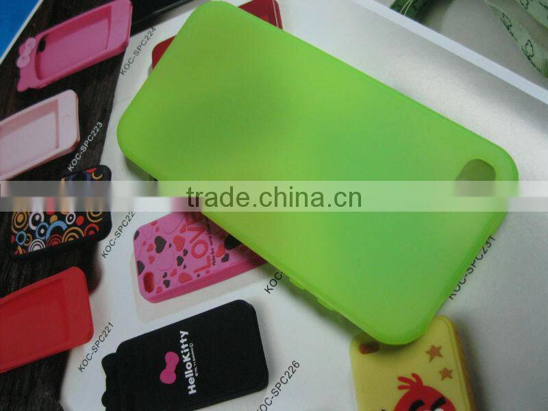 2015 hot sale noctilucent PC phone cover,soft silicone phone case