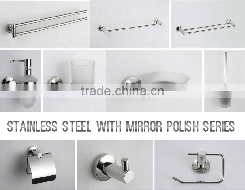 SOAP DIAPENSER AND HOLDER STAINLESS STEEL MIRROR FINISH 304 material