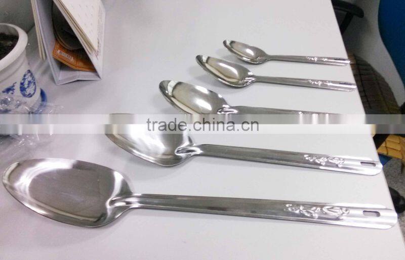 long handle stainless steel rice serving spoon