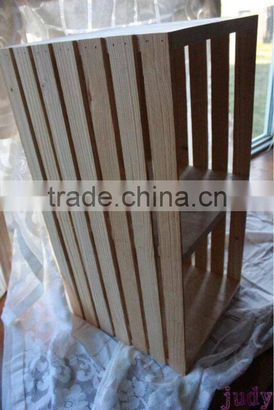 living room antique The study wooden storage stand crate