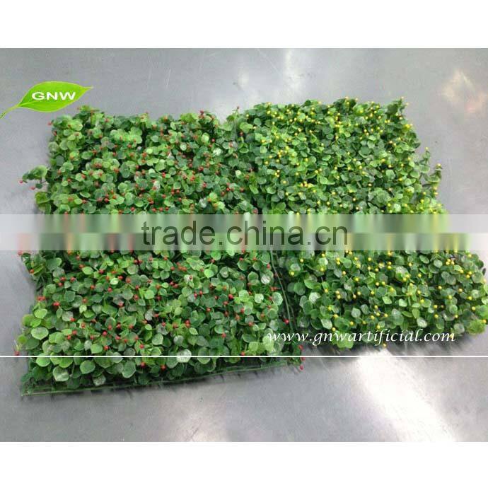BOX022-6 GNW Boxwood artificial grass mat as decorative panel for garden and home decoration