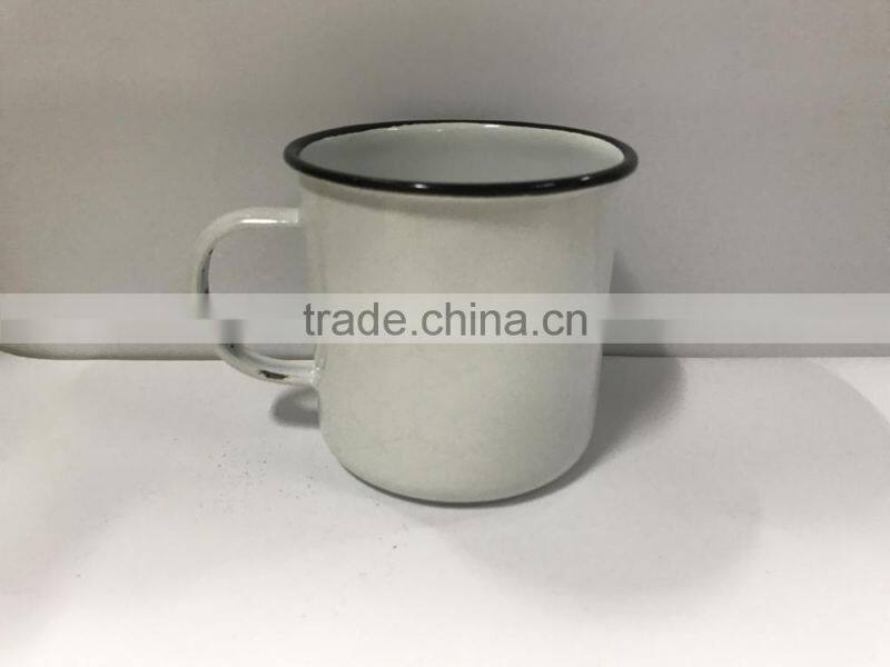 OEM design enamel mug custom printing for souvenir gift