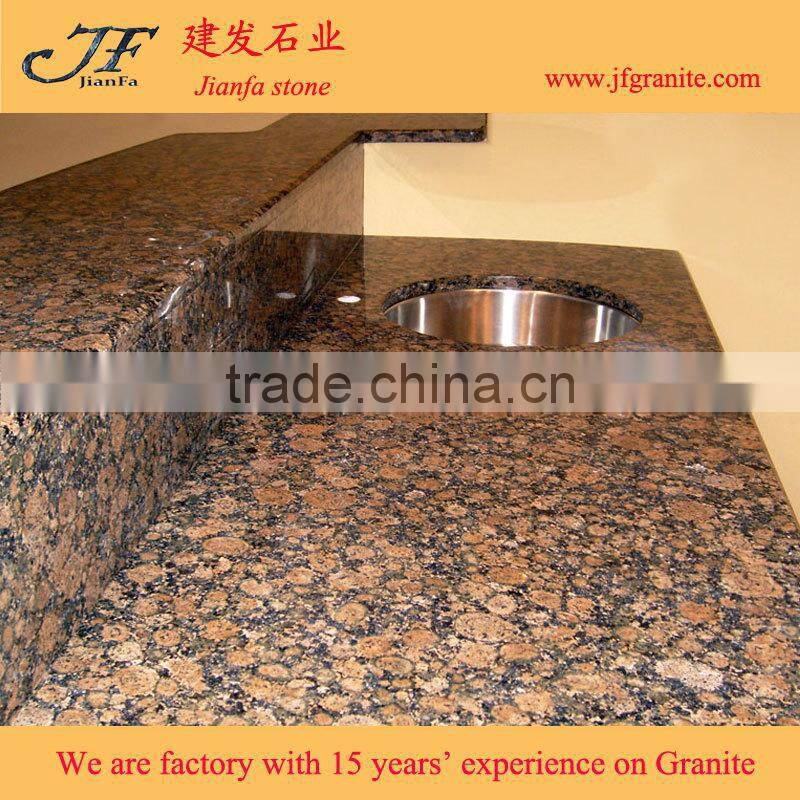 Factory direct selling granite kitchen countertop baltic braun granite with great price