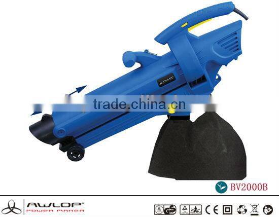 AWLOP 2200W Electric Leaf Hog Blower / Vacuum with Leaf Bag Garden Tools