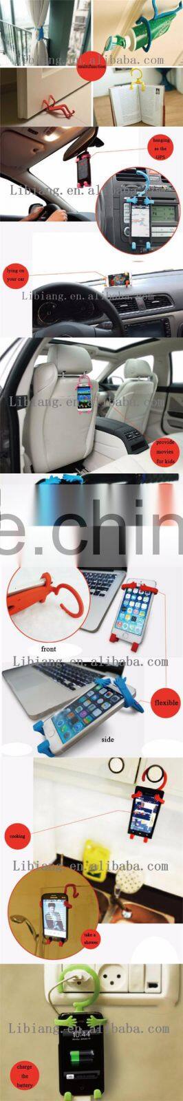 Universal multifunction flexible cellphone holder