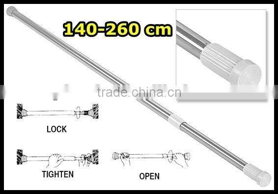 Extension shower curtain rod