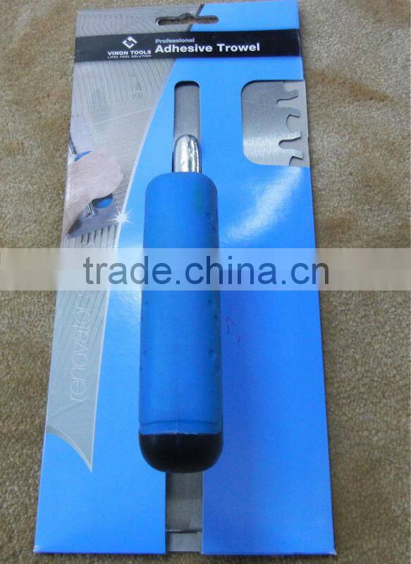 Best Selling Notch Trowel, Plastering trowel, Construction Trowel. Stainless Steel Plaster trowels,Adhesive Trowel