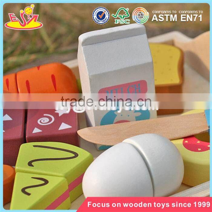 wholesale preschool food set toys wooden kids play food new design wooden kids play food W10B184