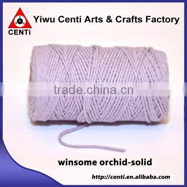 Wholeslae oxford blue solid cotton twine oxford blue solid bakers twine for packing gift