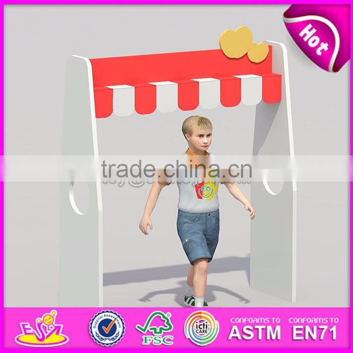 Customize kindergarten storage shelf wooden kids toy storage ideas W08C186-S