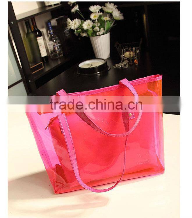 Colorful PVC Handbag Ladies Bag