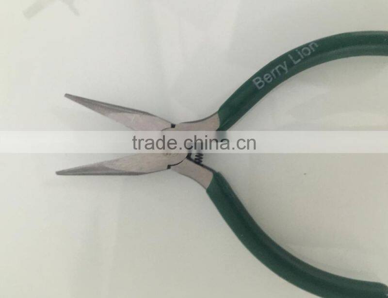 Berrylion mini 5" Long Nose Pliers without teeth polished mini Long nose plier