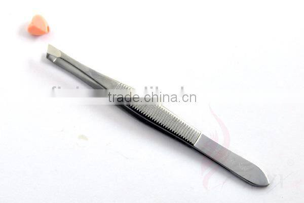 3.5" Flat Tip Eyebrow clip Eyebrow Tweezers