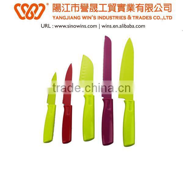 4 pieces high quality choper knife set with pp handle