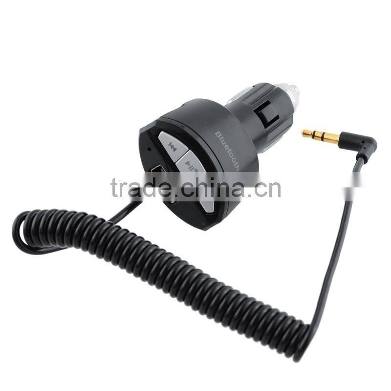 Bluetooth Audio Receiver with car charger Hands free Calling mp3 stereo speaker