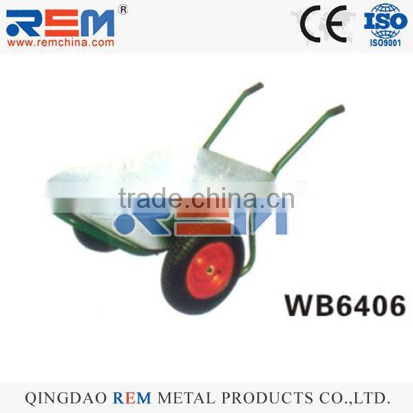FACTORY SUPPLY VARIOUS COLOUR OF AGRICULTURE METAL WHEEL BARROW WB6406