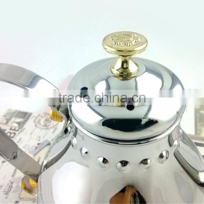 Portable Stainless Steel Hot coffee kettle red tea kettle