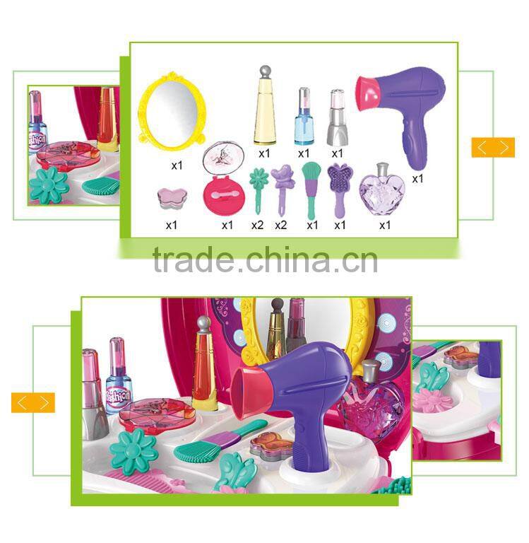 Hot Selling Children Toy Pretend Play Girls Dressing Table