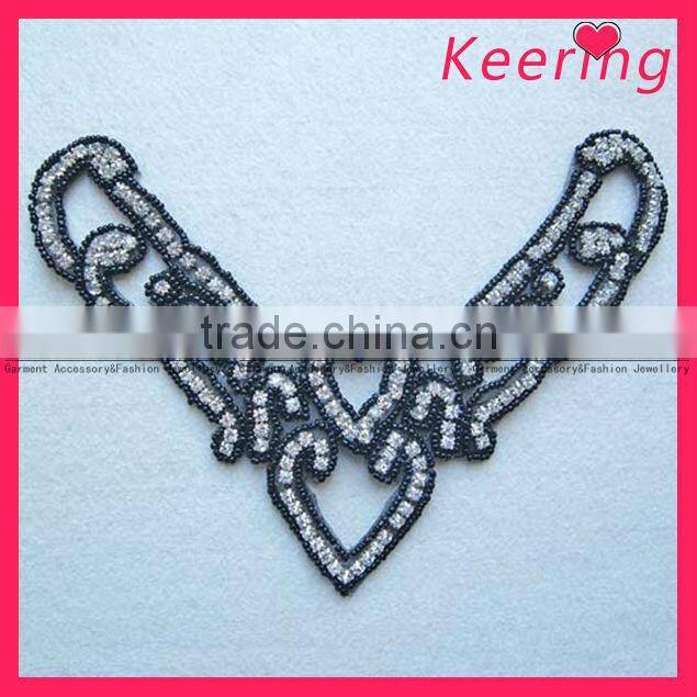 crystal appliques for wedding dresses WRA-098