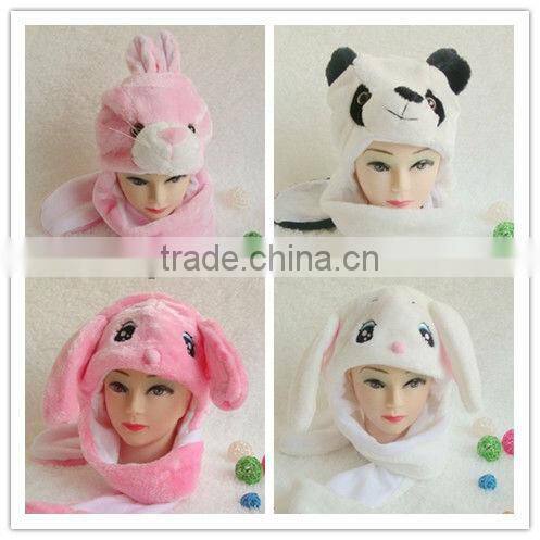 2013 Soft and Warm Cute Winter Plush Animal Hat For Children/ Animal Hat IN STOCK