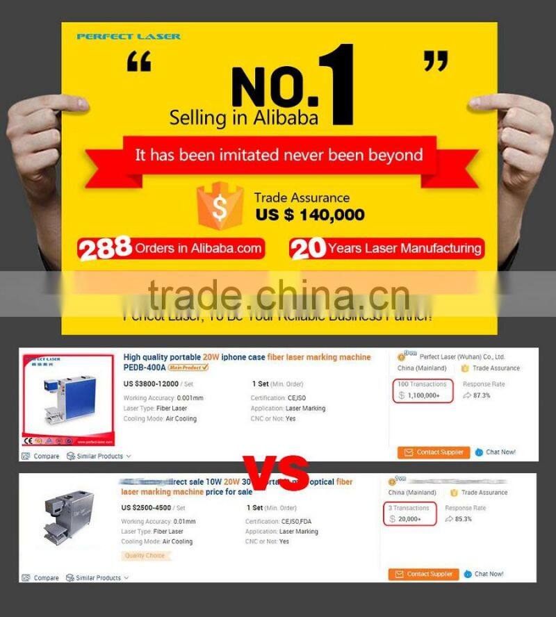 Laser Wire Marking Machine/ Metal Bell Fiber Laser Marking Machine