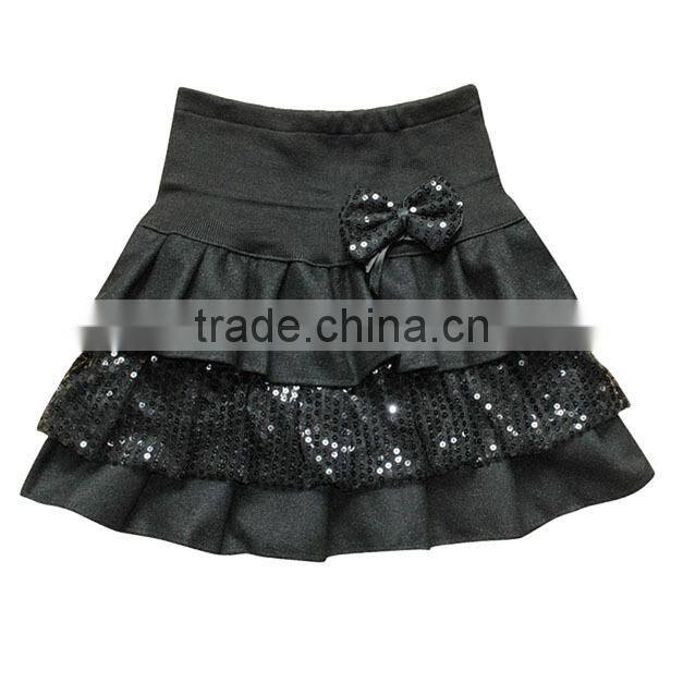 teenage girl beautiful flower embellished fashion sequin skirt