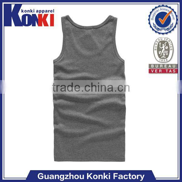 Customized blank gym mens stringer singlet wholesale