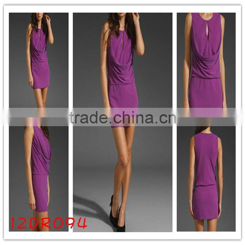 12DR076 Cherry Red 2012 Fashion Dress,High quality,Competitive price