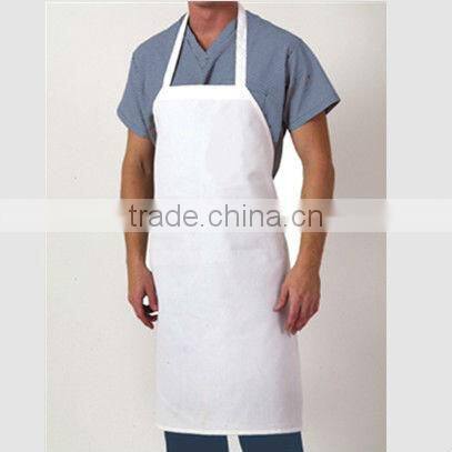 White Cooking Apron Stock