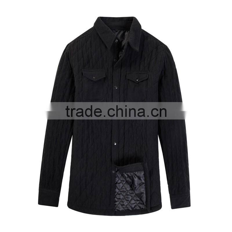 2016 hot sale oem service fashion style polar fleece warm shirt fleece jacket