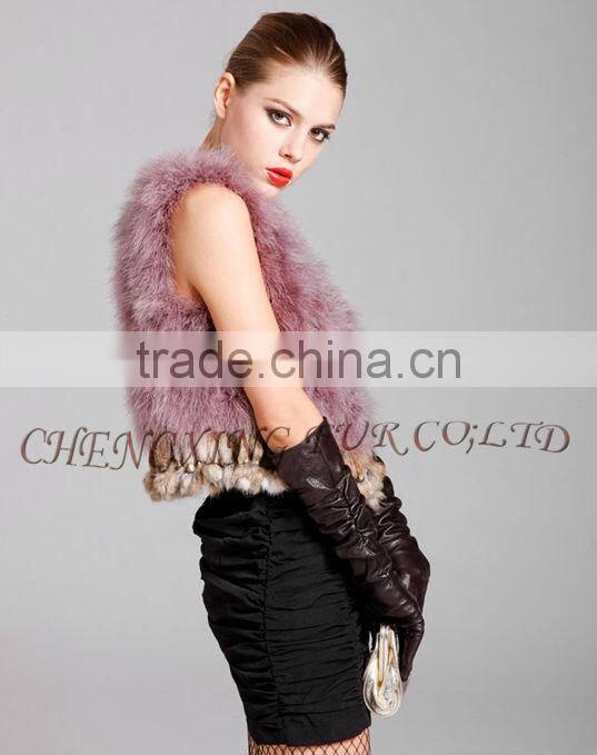 CX-G-B-79A Turkey Feather Casual Dress