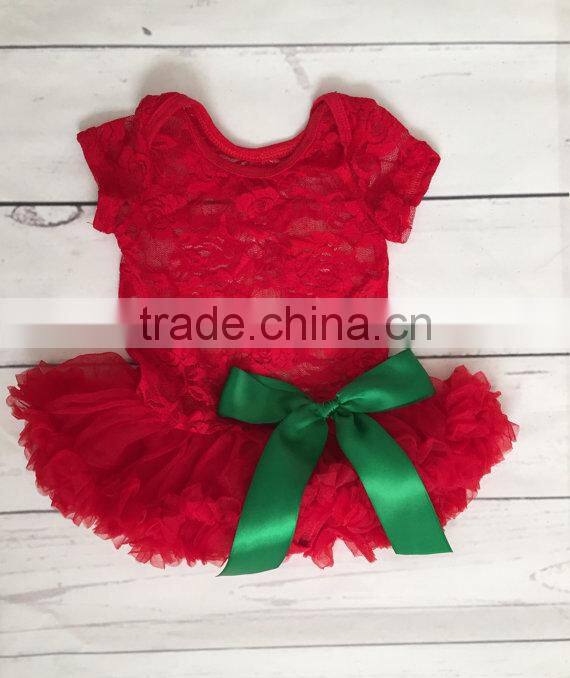 Baby Girl 1st birthday lace tutu bodysuit tutu outfit-newborn tutu dress