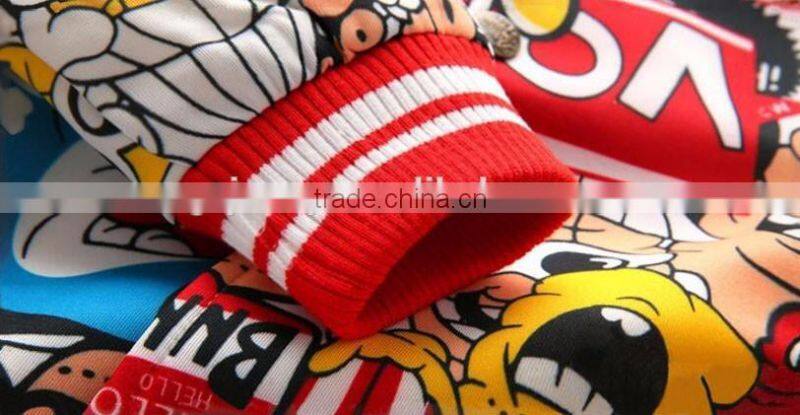 Wholesale Custom High Quality Kids Jacket Cartoon Printed Children Jackets 2-8 Years Kids