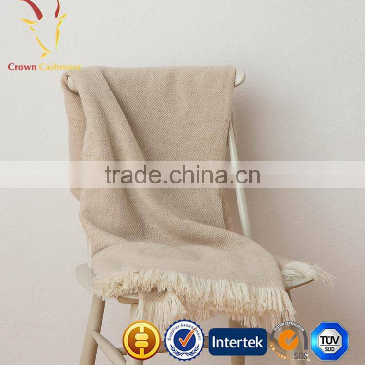 High Quality Baby Cable Cashmere Throw and Blankets