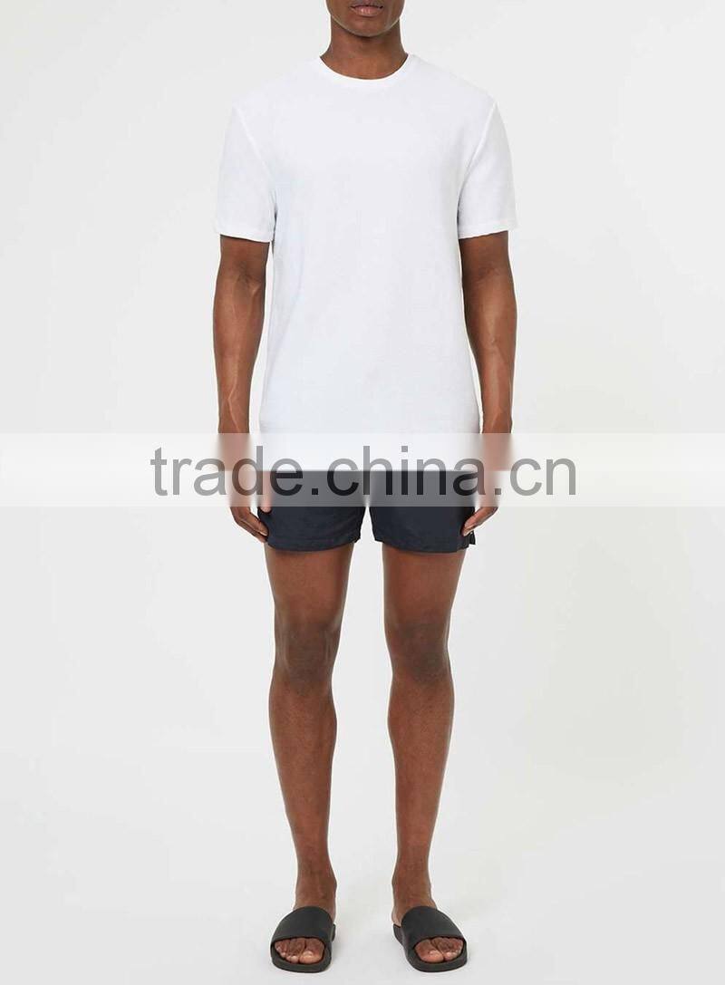 Wholesale navy blue mens swim shorts summer breathable cool short custom