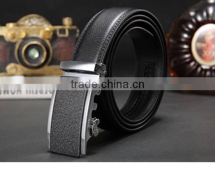 New Designer Automatic Mens Leather Belt High Quality Luxury Cow Leather Men Belts 3.5CM