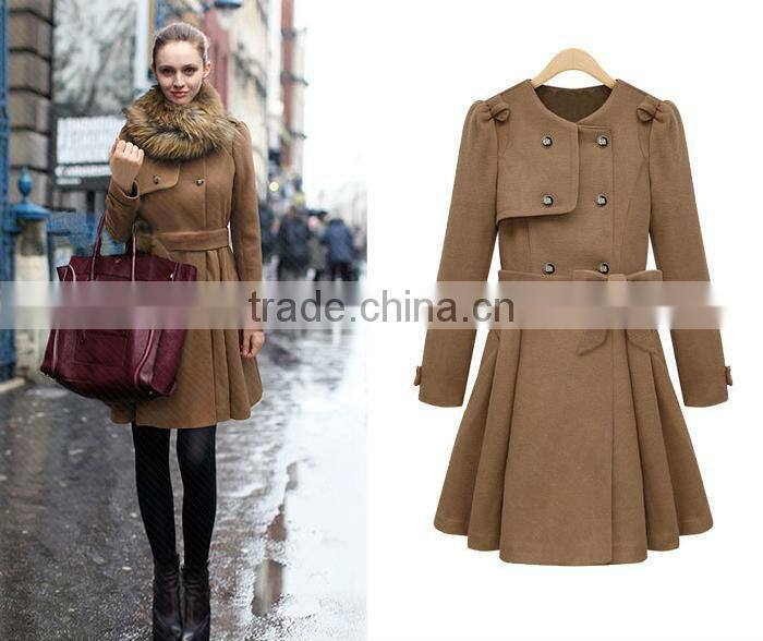 2013 Wool Windbreak Dress Coats ET13006