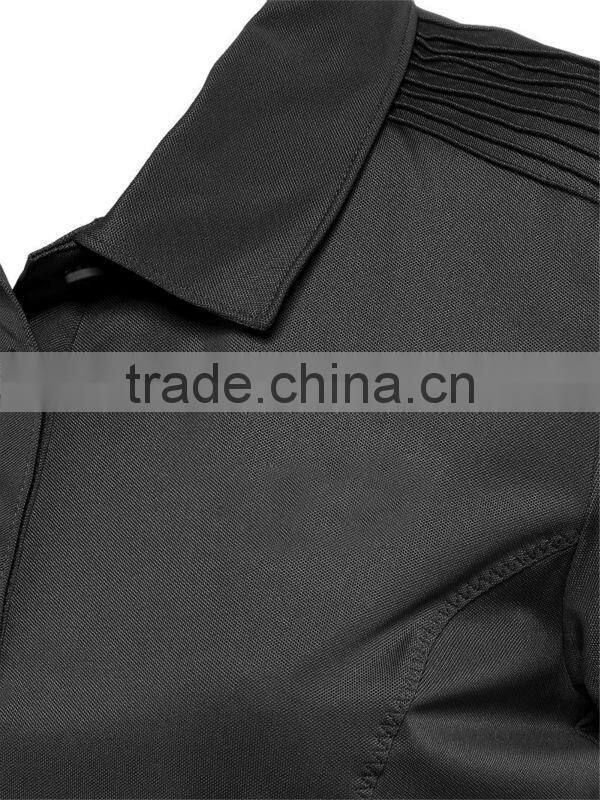 Hot Sale Custom Sports Wear Slim Fit Bulk Black Polo Shirts For Women