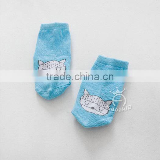 baby cute cotton socks, silicone print baby socks,baby socks