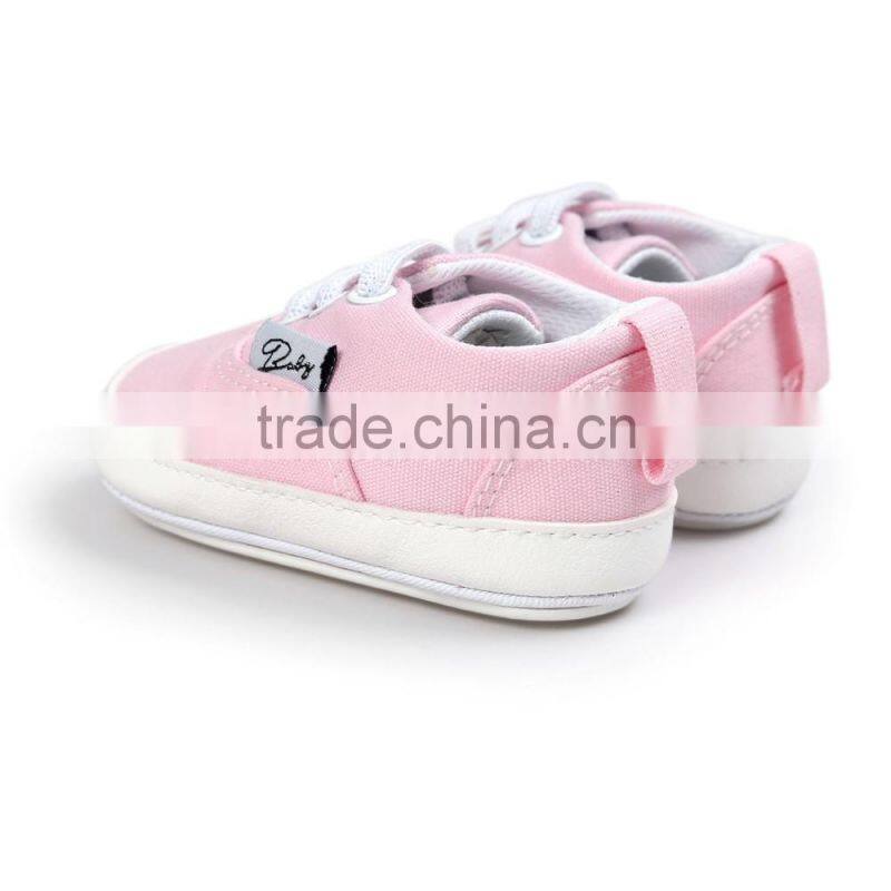 2017 baby shoes, colorful baby boy canvas shoes