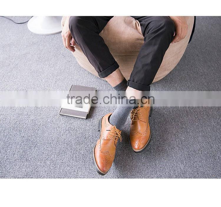 Wholesale autumn winter socks men solid color business socks men socks manufacurer