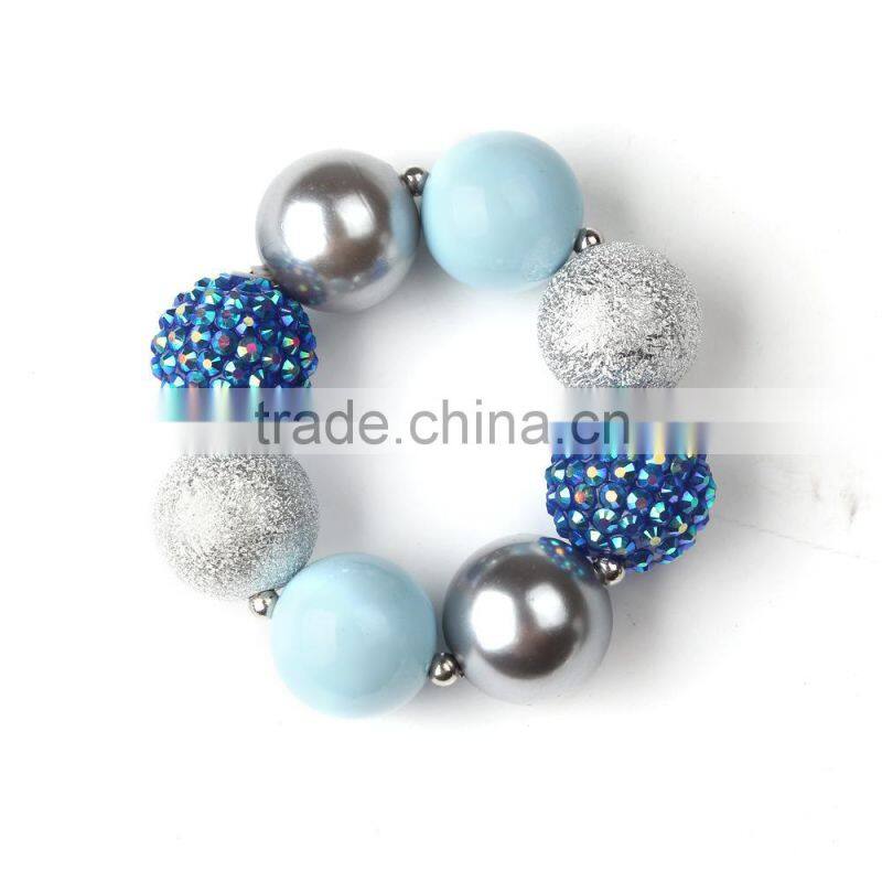 Wholesale Kids Cinderella High-heeled Shoes Crystal Pendant Chunky Necklace Jewelry Set